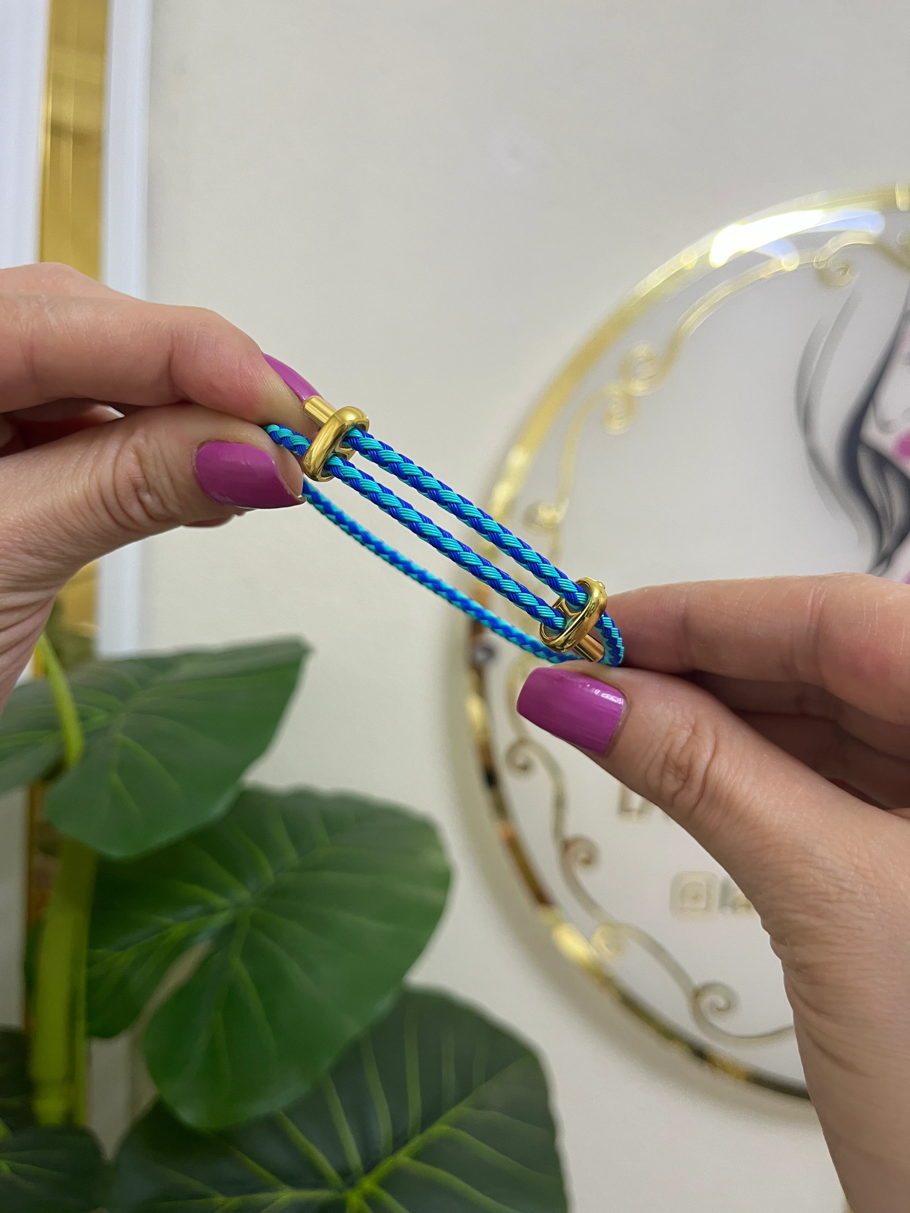 Ayarlanabilir ip bileklik-LAVİNYA