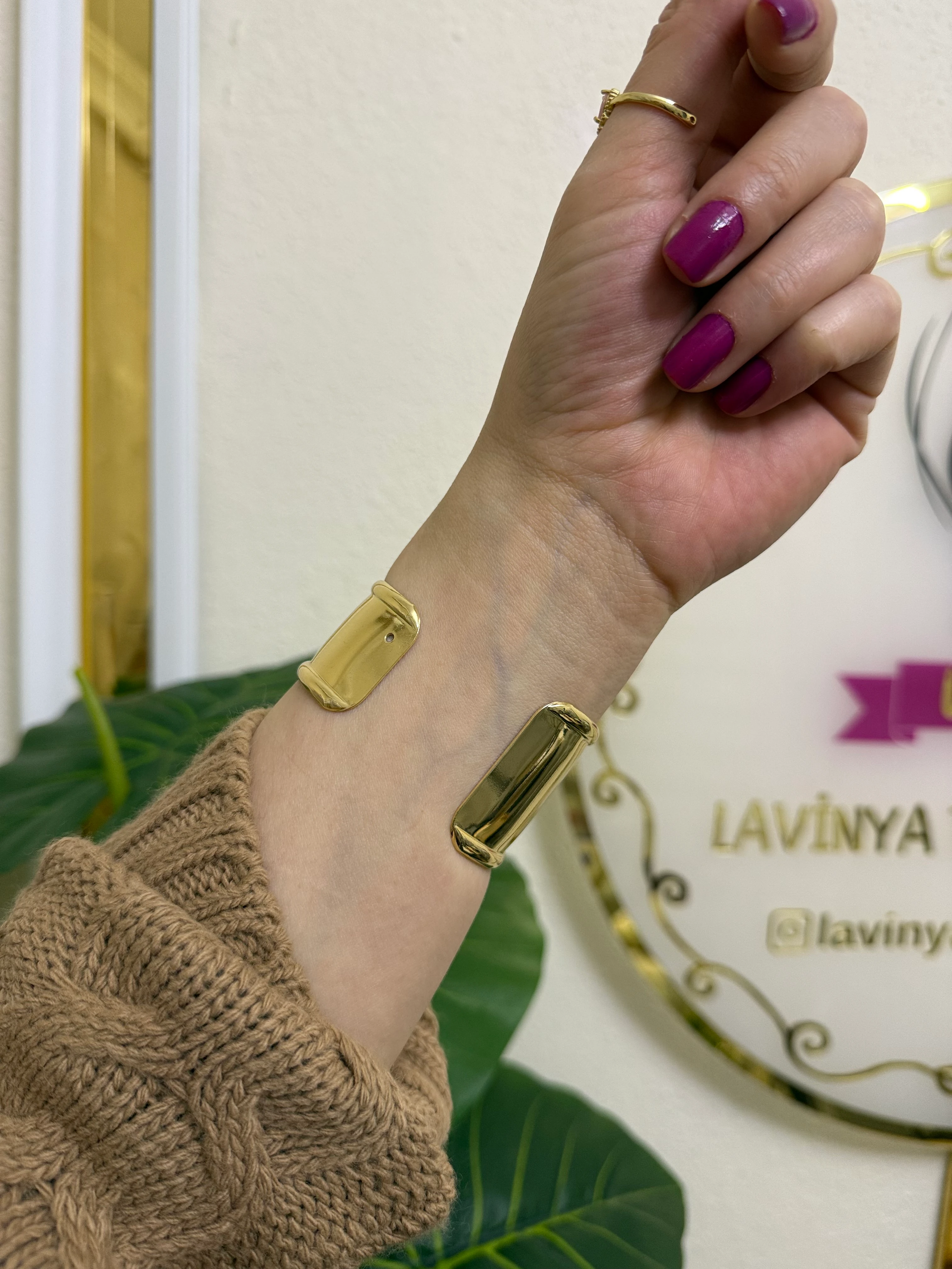 Çelik tasarım kelepçe-LAVİNYA