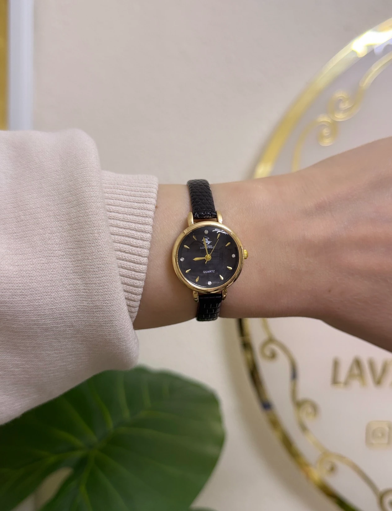 Deri kordon a kalite saat-LAVİNYA