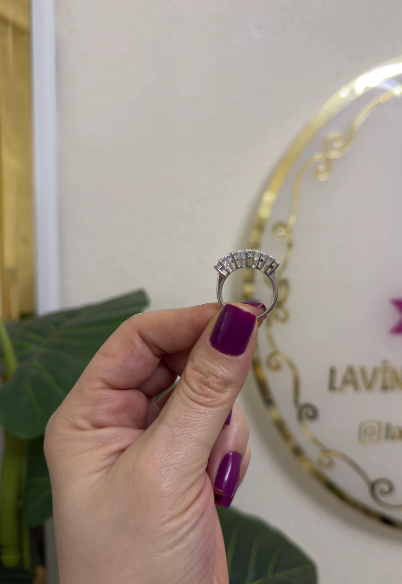 Silver xuping beştaş yüzük 8 no-LAVİNYA