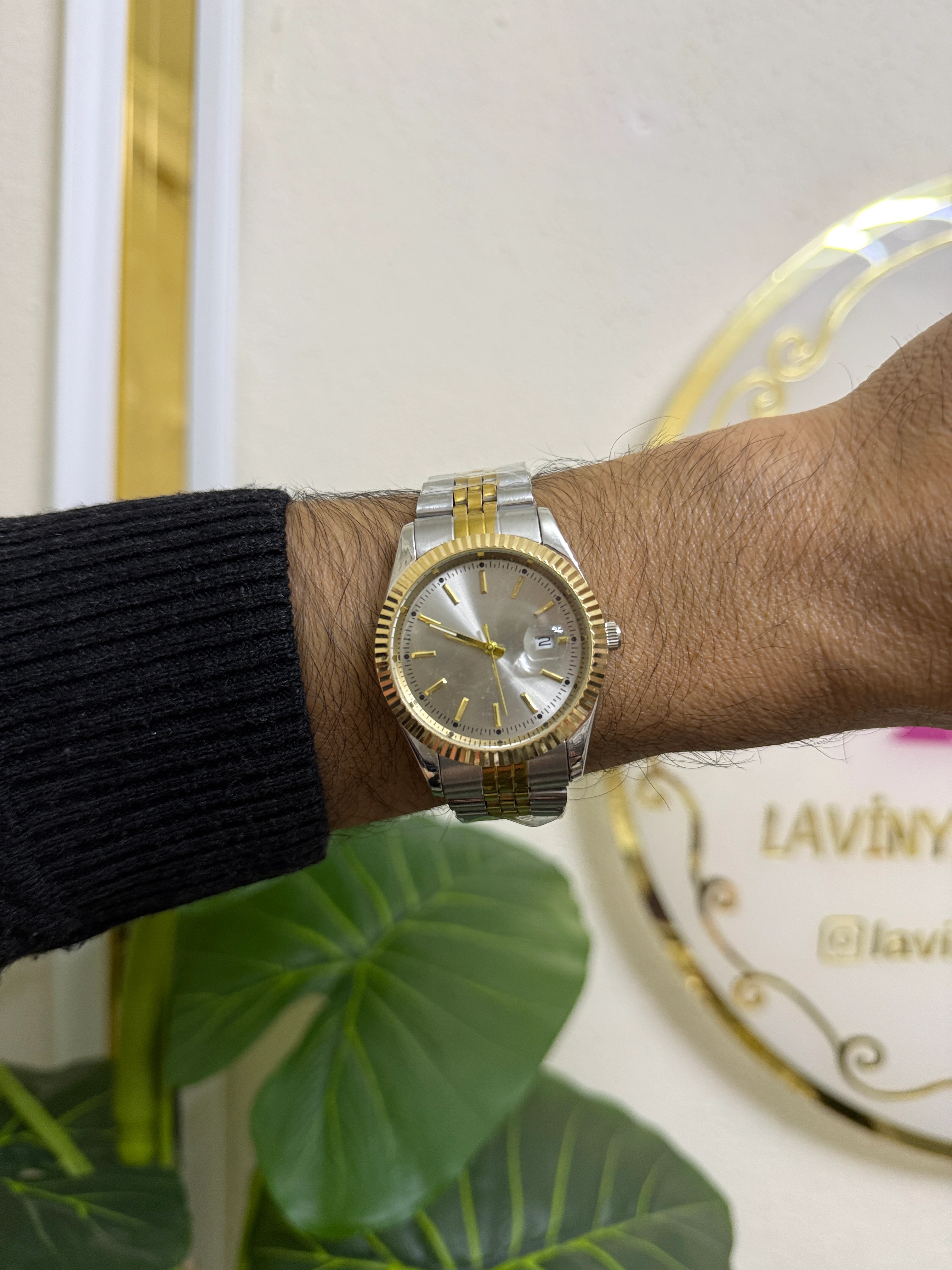 Çelik a kalite erkek saat-LAVİNYA