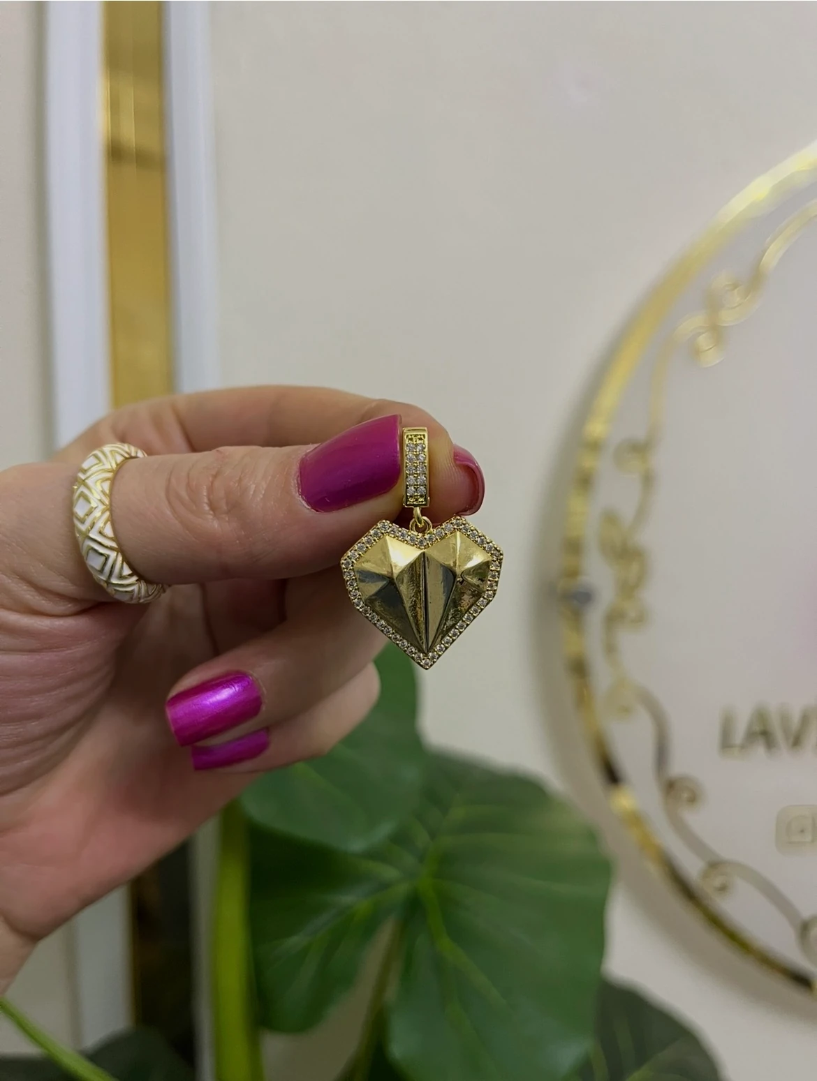 Çelik charm-LAVİNYA