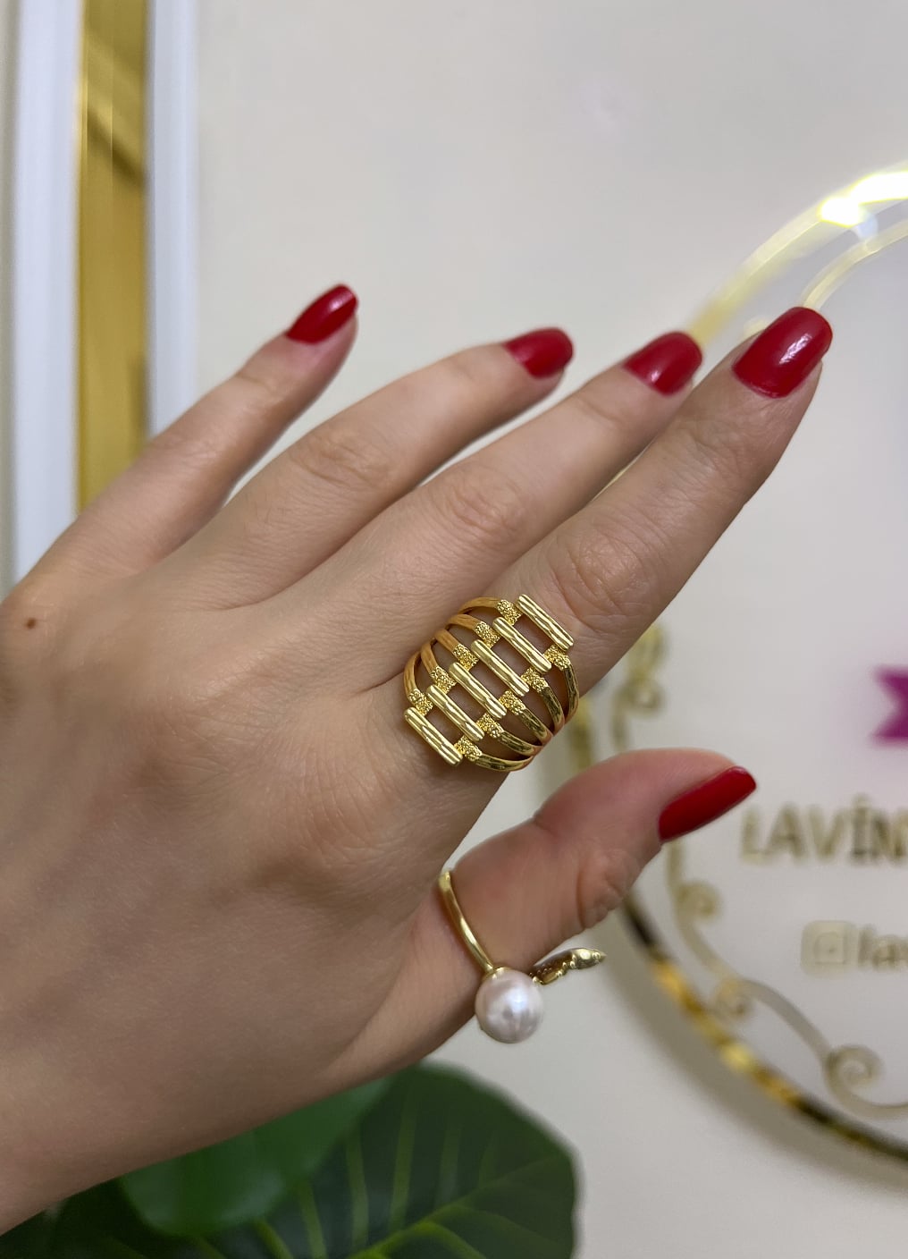 22k kuyum model yüzük-LAVİNYA