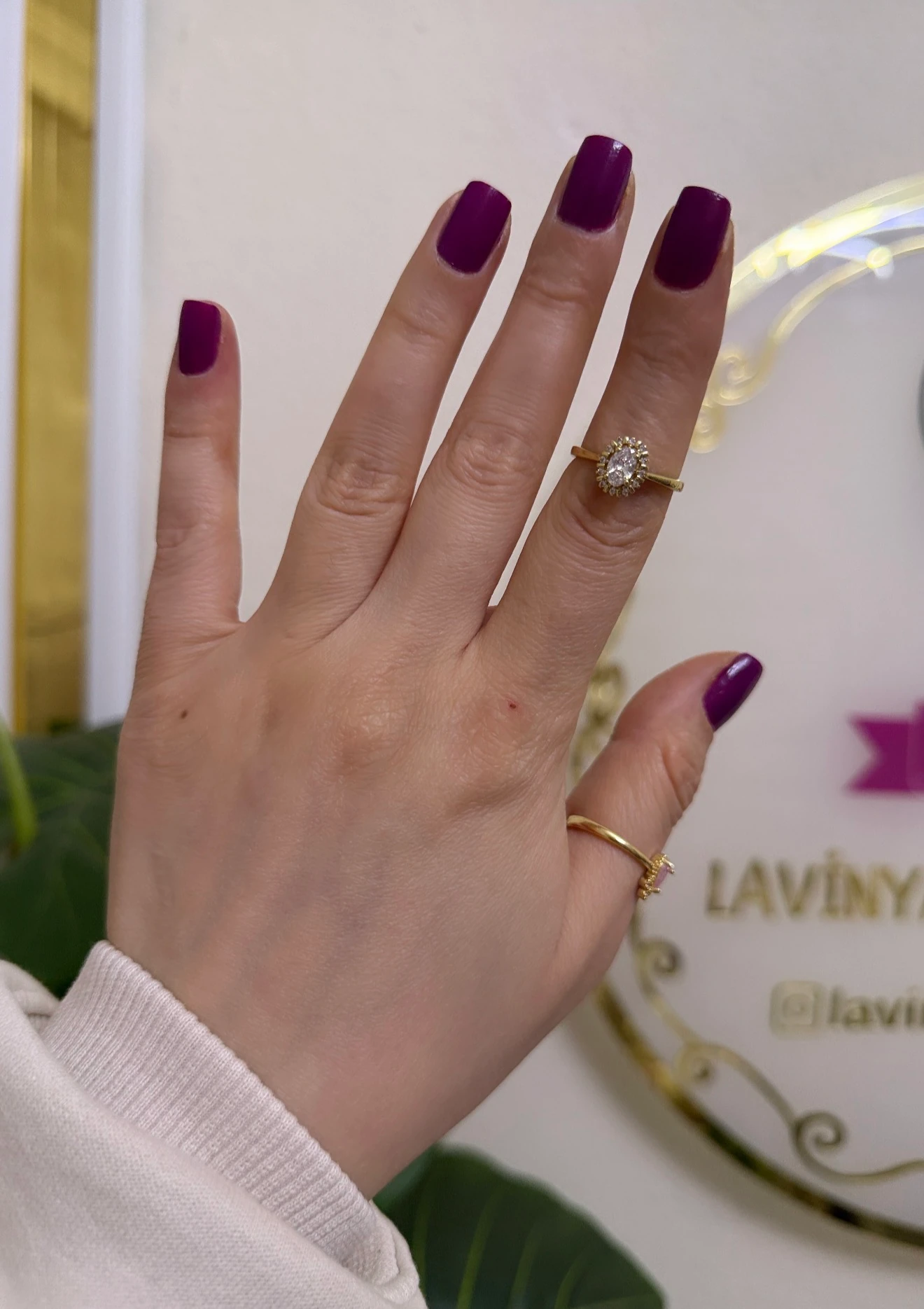 14k xuping baget yüzük-LAVİNYA