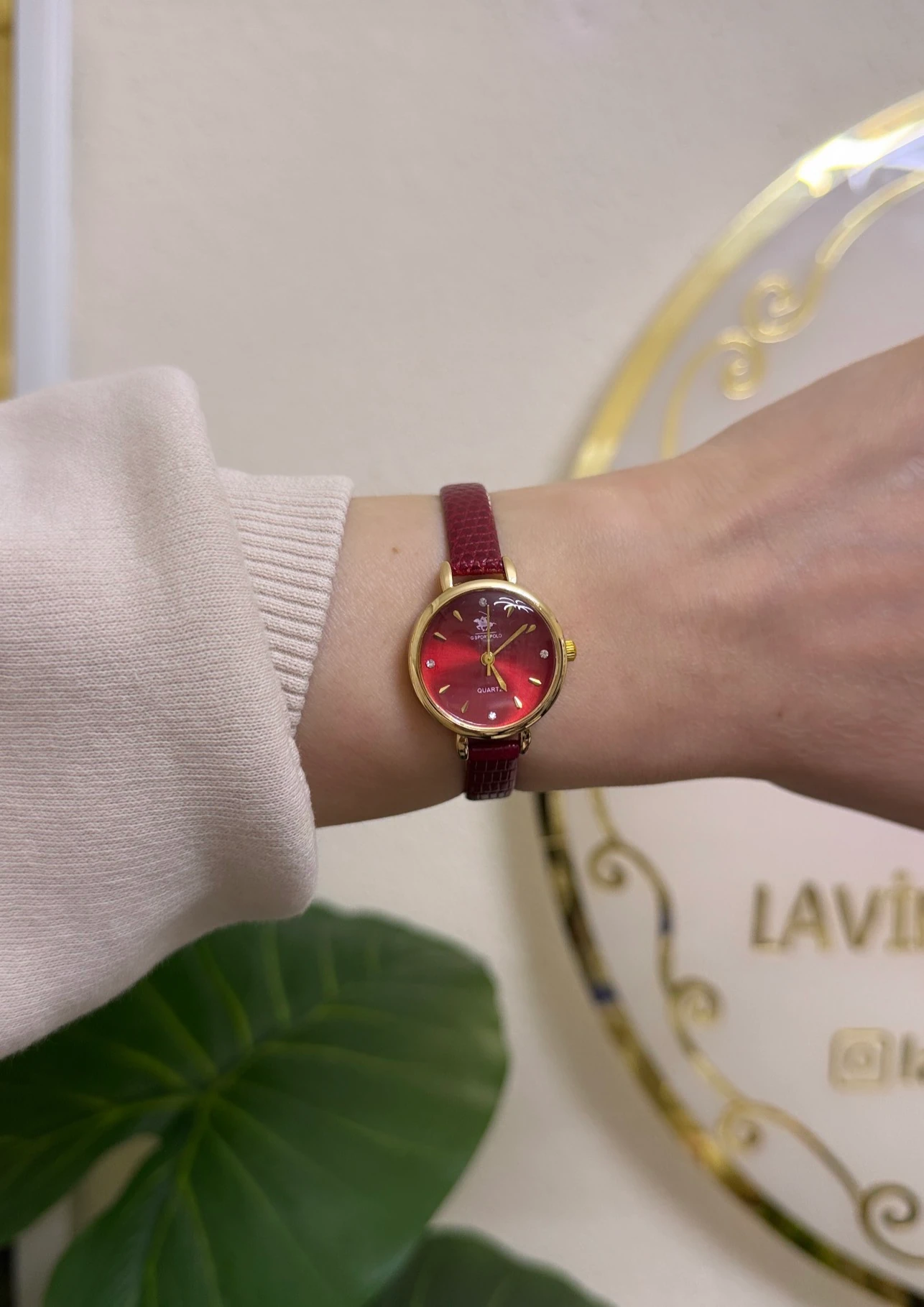 Deri kordon a kalite saat-LAVİNYA