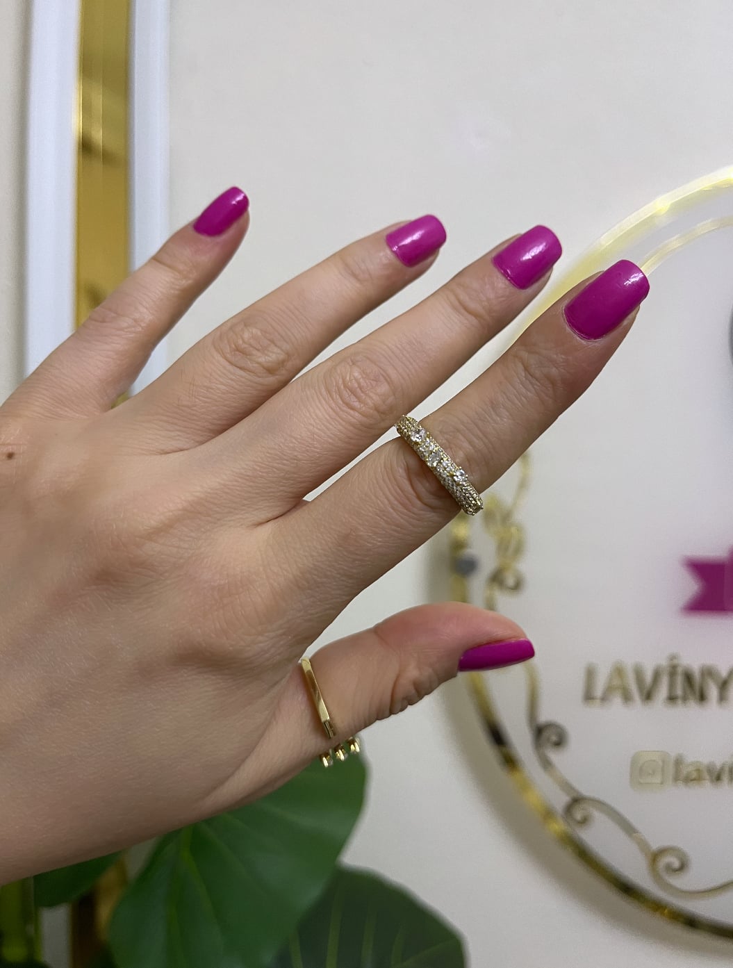 Taşlı xuping alyans-LAVİNYA