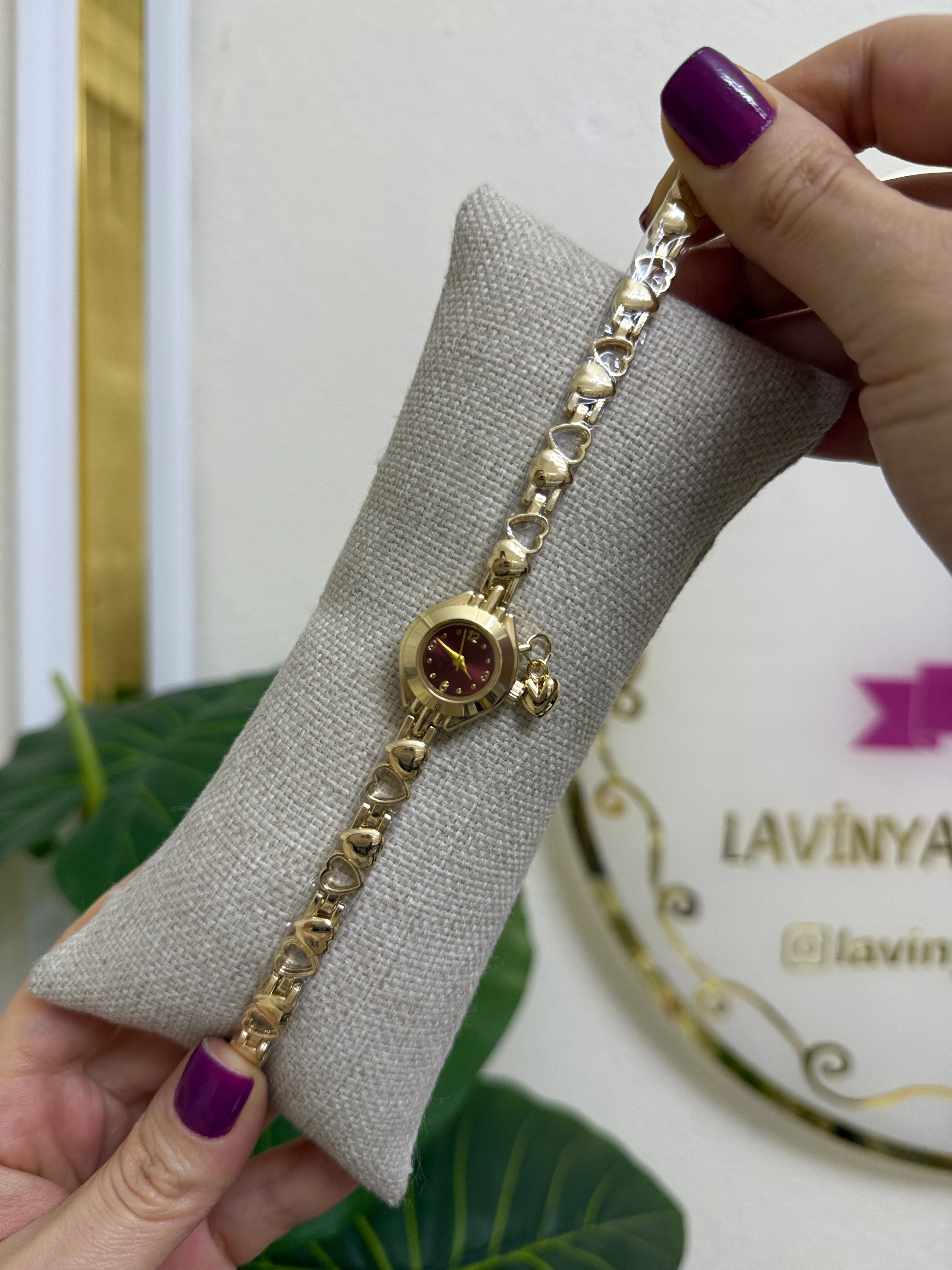 Özel seri charmlı saat-LAVİNYA