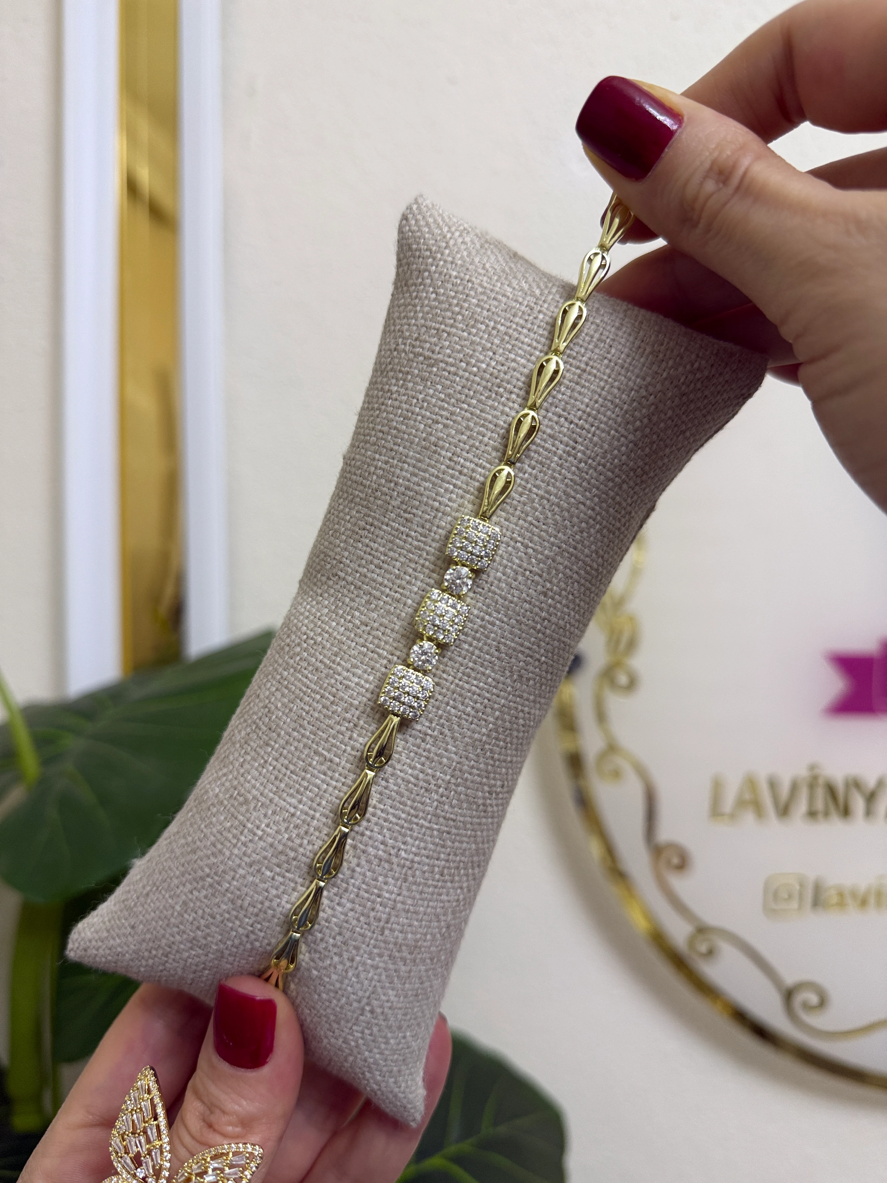 14k kuyumcu model bileklik-LAVİNYA