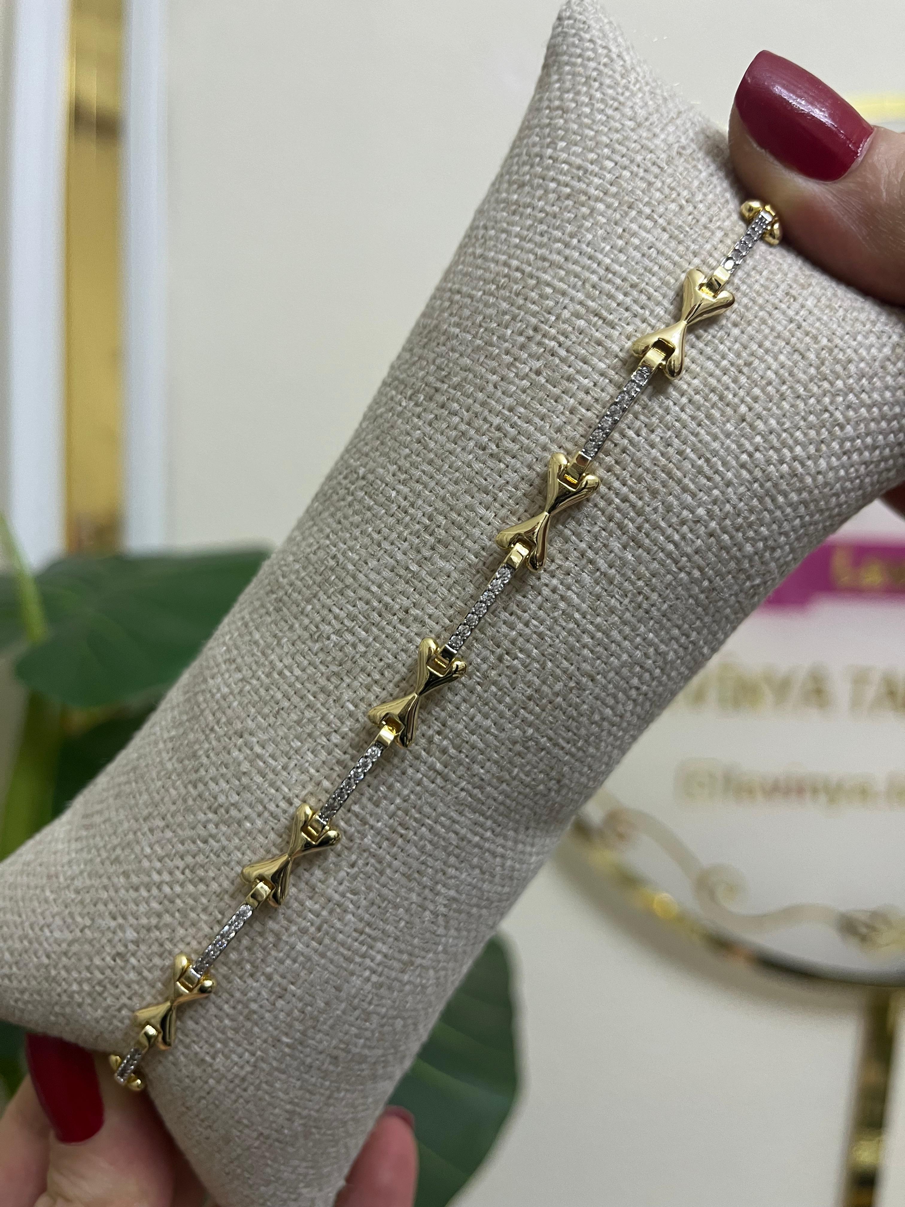 14k özel seri xuping bileklik-LAVİNYA