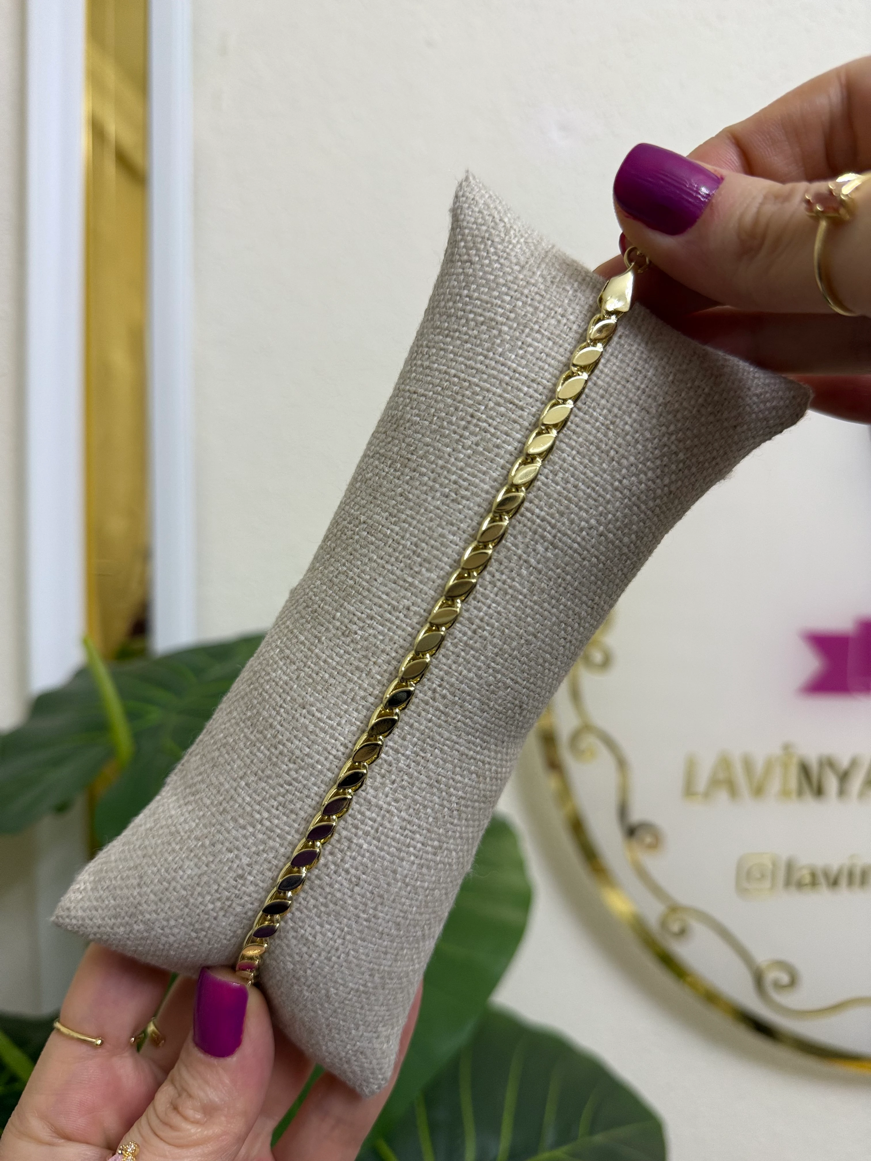 14k arpa model xuping bileklik-LAVİNYA