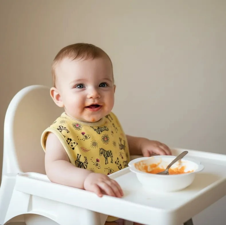 Su Geçirmez Bebek Mama Önlüğü