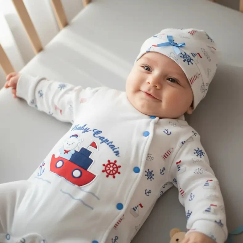 Organik Pamuk Bebek Tulum