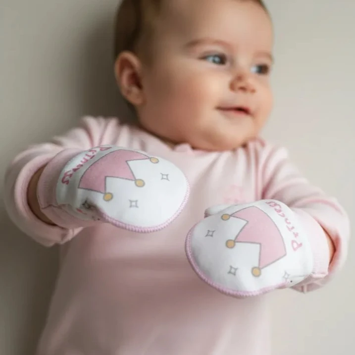 Prince & Princess Pamuklu Bebek Eldiveni