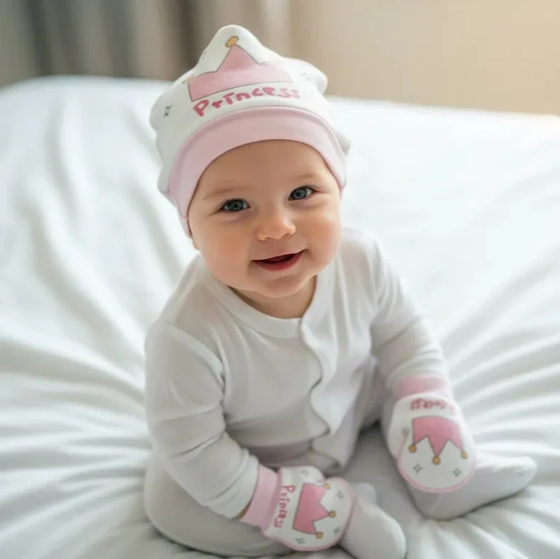 UV Korumalı Bebek Şapkası
