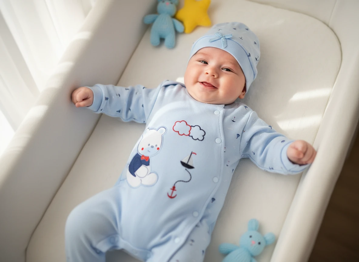 Organik Pamuk Bebek Tulum