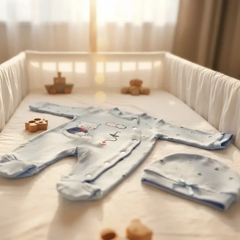 Organik Pamuk Bebek Tulum