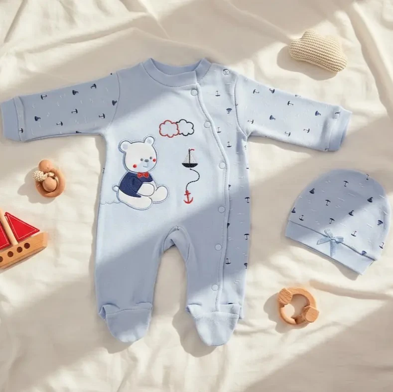 Organik Pamuk Bebek Tulum