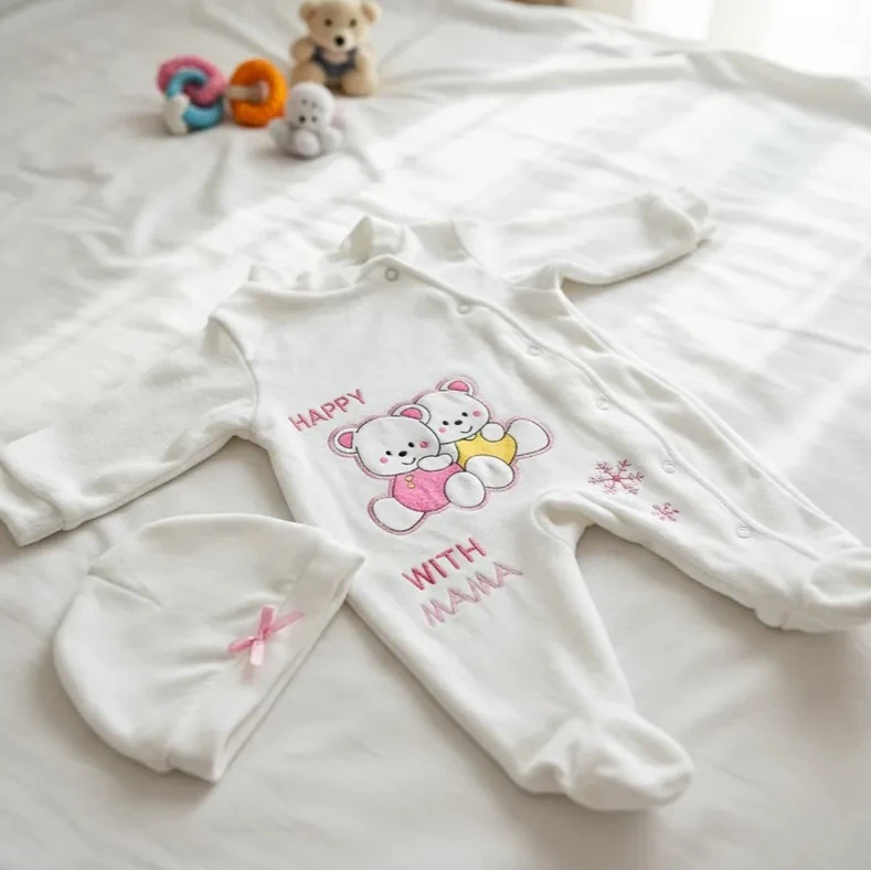 Organik Pamuk Bebek Tulum