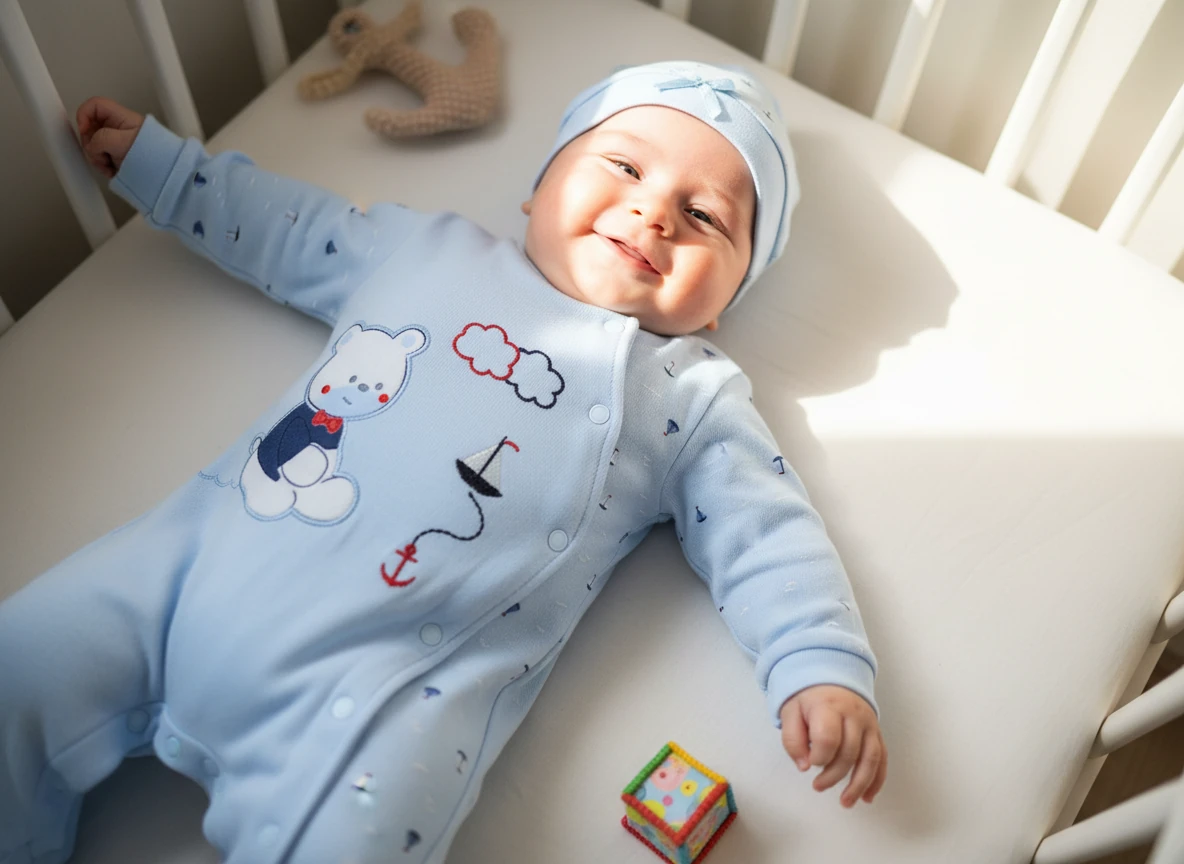 Organik Pamuk Bebek Tulum