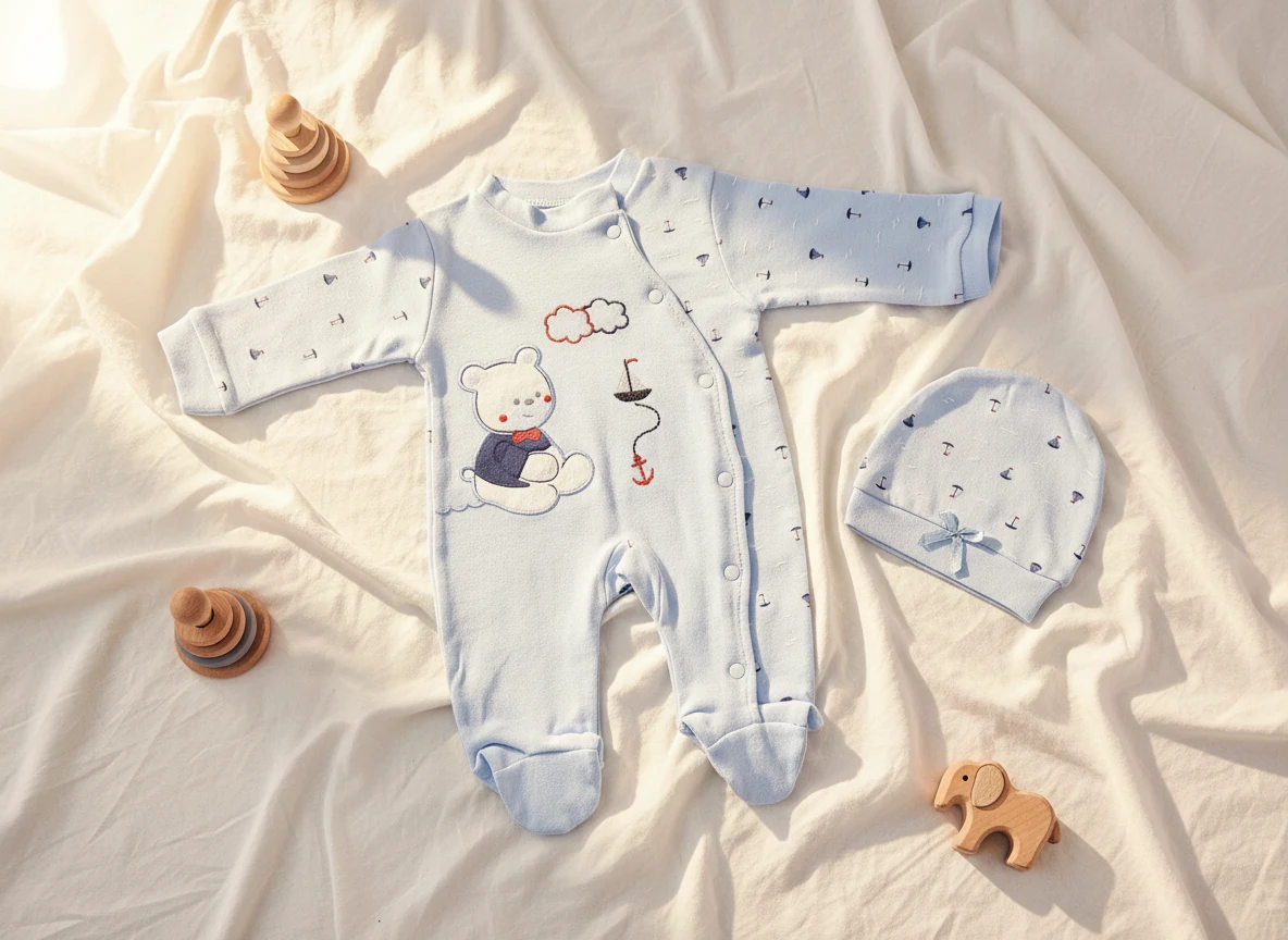 Organik Pamuk Bebek Tulum