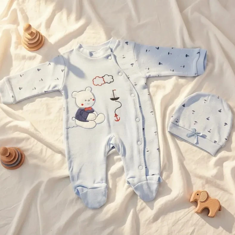 Organik Pamuk Bebek Tulum