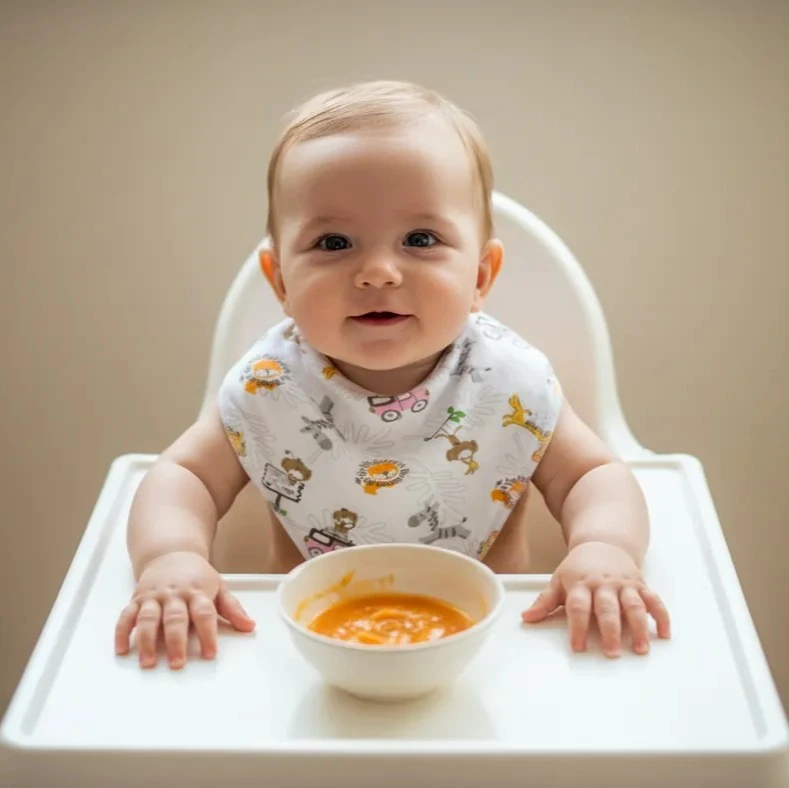 Su Geçirmez Bebek Mama Önlüğü