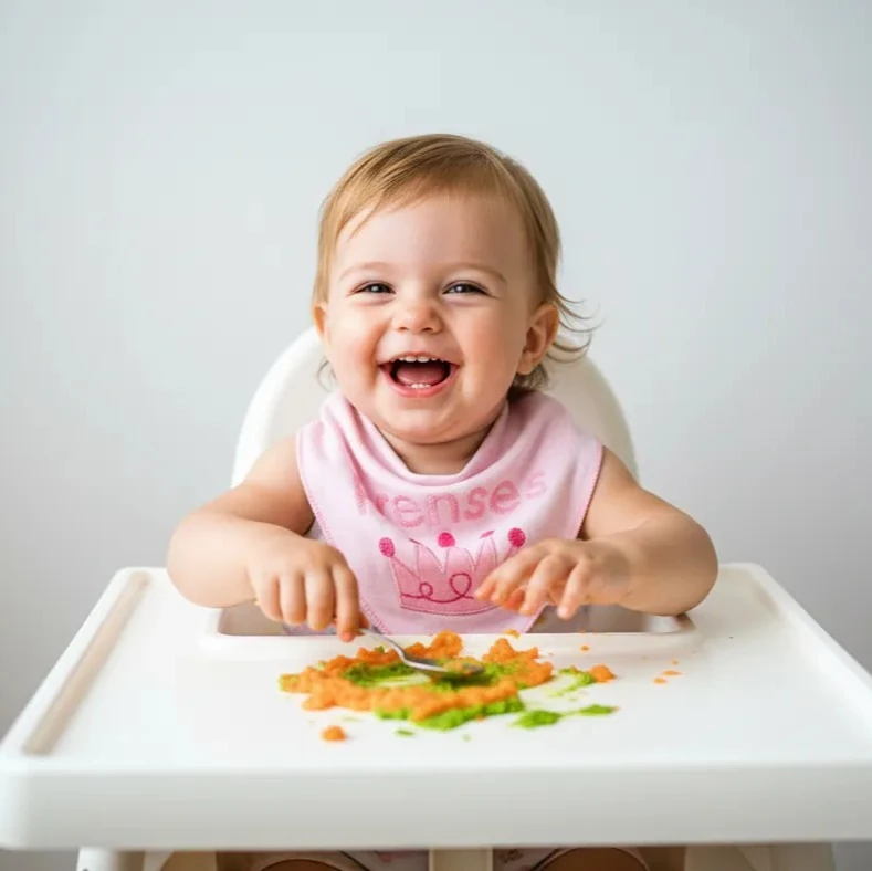 Su Geçirmez Bebek Mama Önlüğü