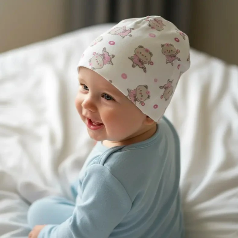 UV Korumalı Bebek Şapkası