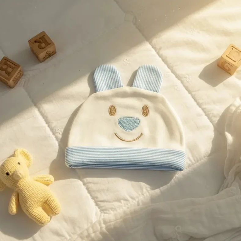 UV Korumalı Bebek Şapkası