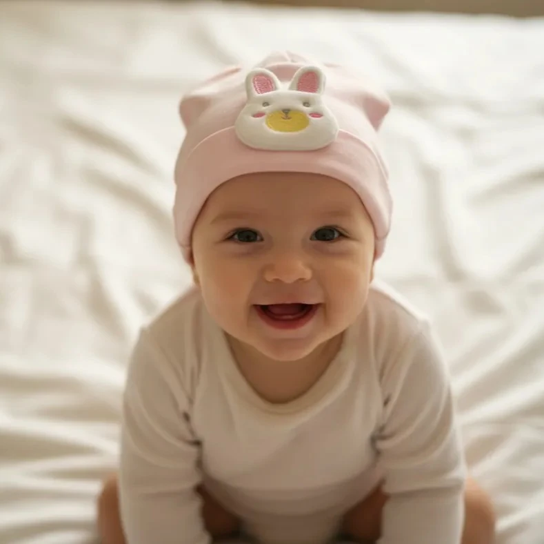 UV Korumalı Bebek Şapkası
