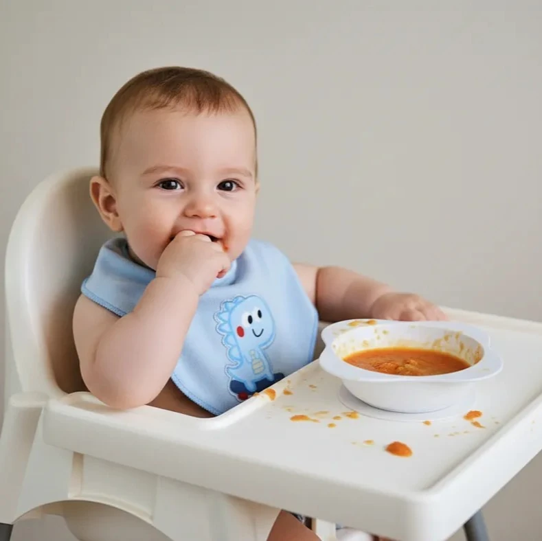Su Geçirmez Bebek Mama Önlüğü