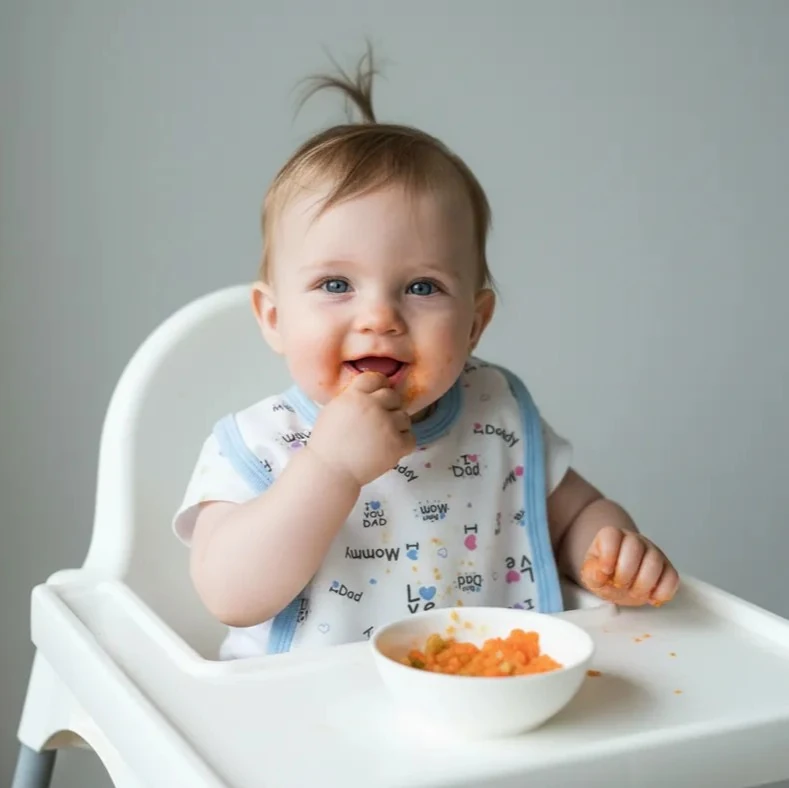 Su Geçirmez Bebek Mama Önlüğü