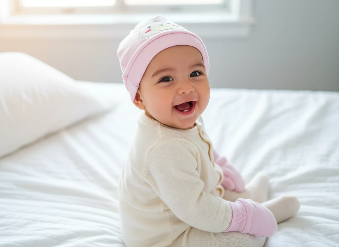 UV Korumalı Bebek Şapkası