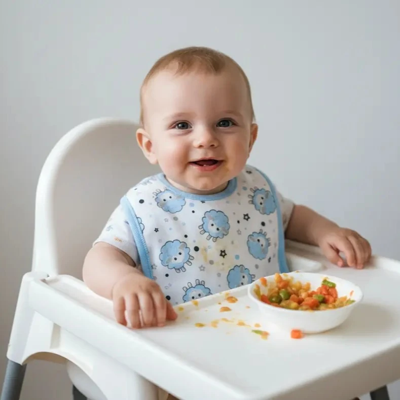 Su Geçirmez Bebek Mama Önlüğü