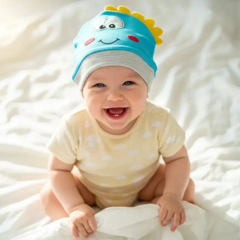 UV Korumalı Bebek Şapkası