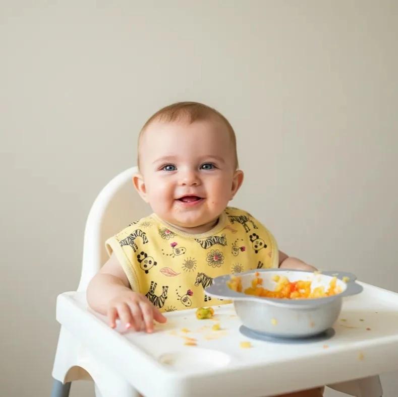 Su Geçirmez Bebek Mama Önlüğü