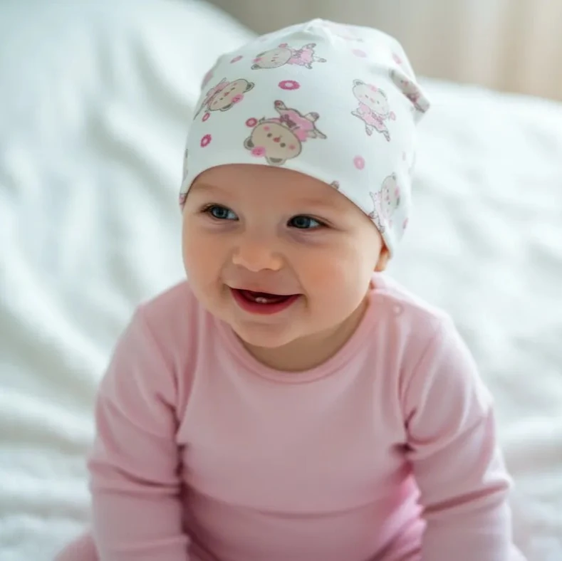 UV Korumalı Bebek Şapkası