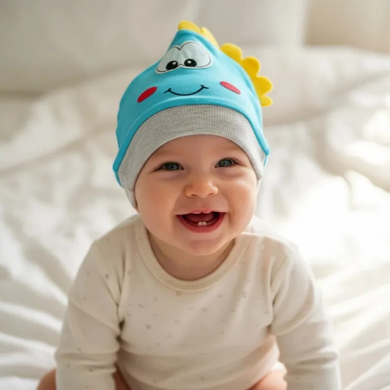 UV Korumalı Bebek Şapkası