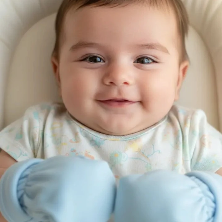 Renkli Pamuk Bebek Eldiveni