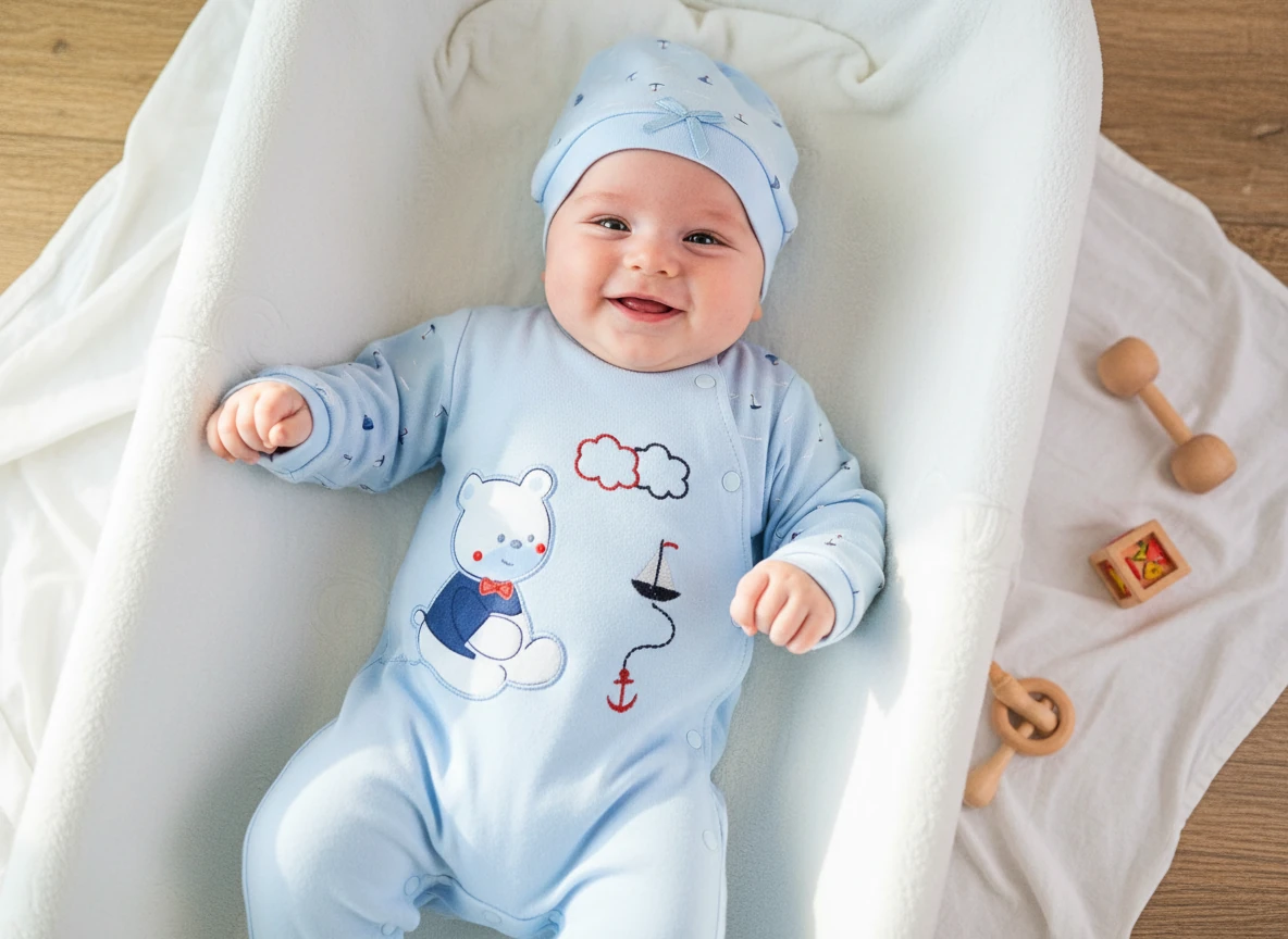 Organik Pamuk Bebek Tulum