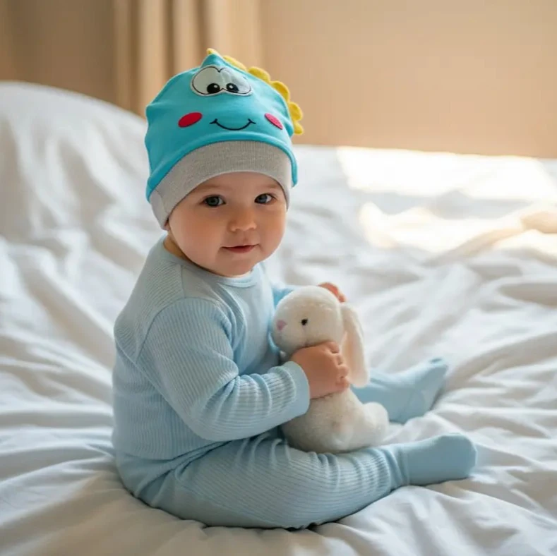 UV Korumalı Bebek Şapkası