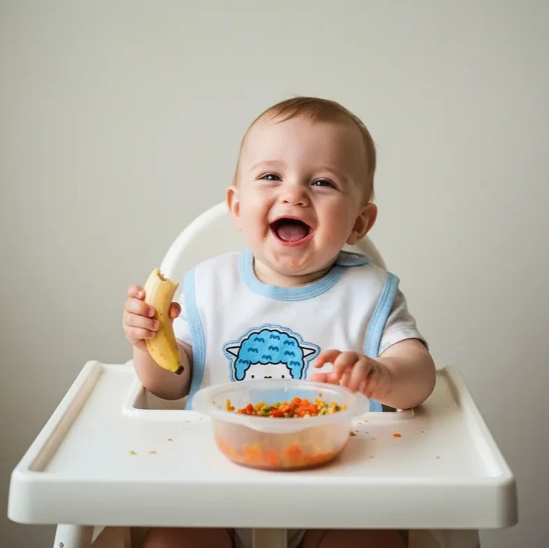 Su Geçirmez Bebek Mama Önlüğü