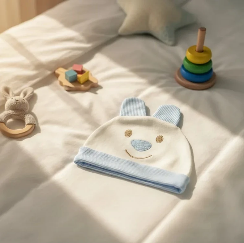 UV Korumalı Bebek Şapkası