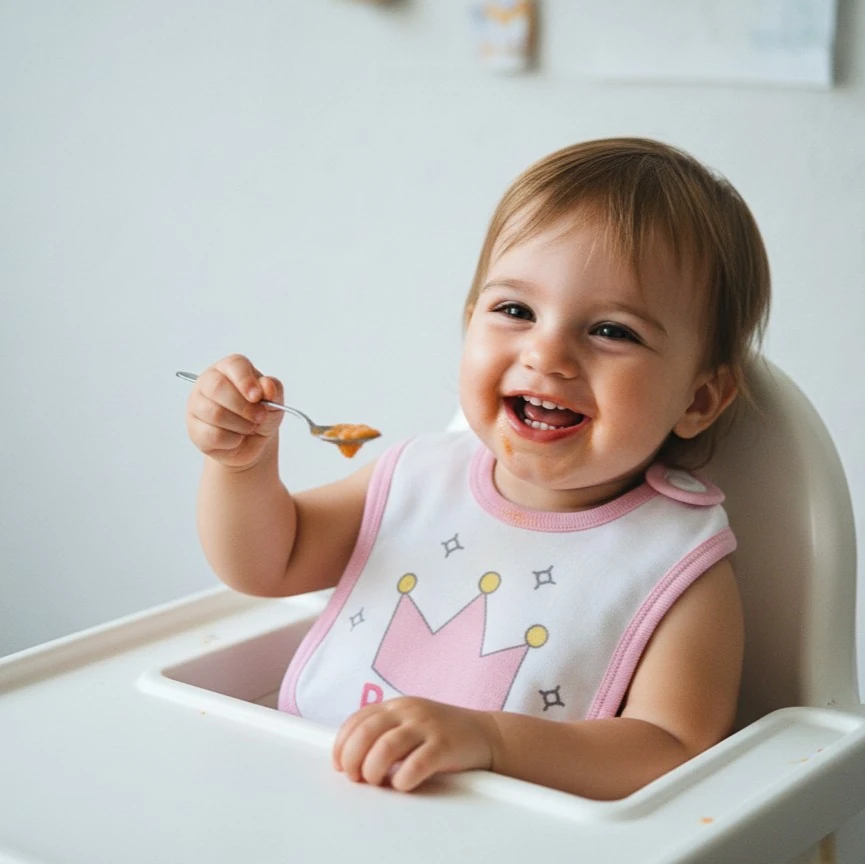 Su Geçirmez Bebek Mama Önlüğü