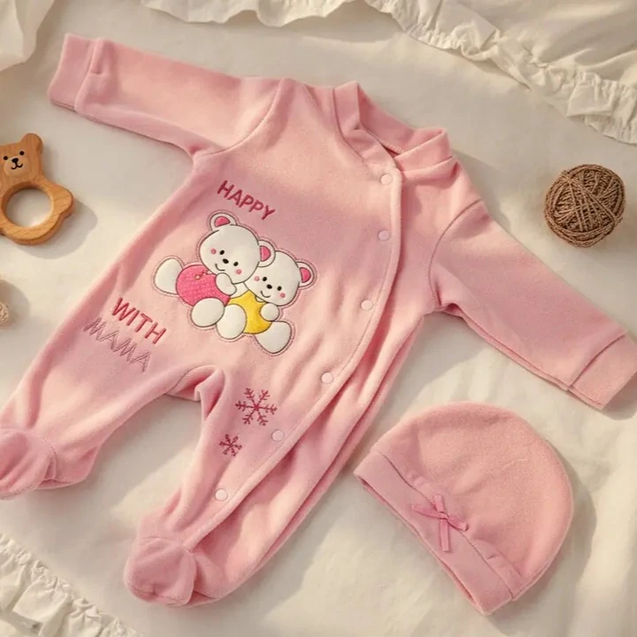 Organik Pamuk Bebek Tulum