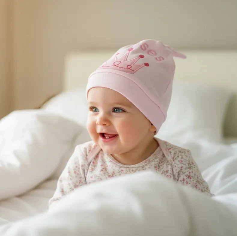 UV Korumalı Bebek Şapkası