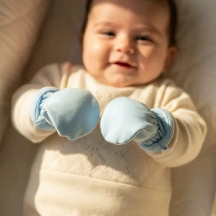 Renkli Pamuk Bebek Eldiveni