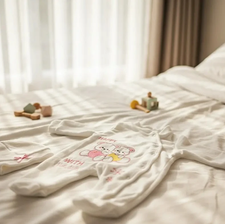 Organik Pamuk Bebek Tulum