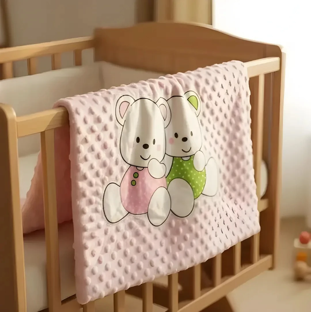 Ayılı Nohut Bebek Battaniyesi