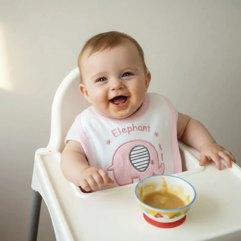 Su Geçirmez Bebek Mama Önlüğü